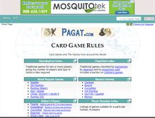 Tablet Screenshot of pagat.com